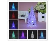 Stylish Icy Crystal Color Changing LED Christmas Tree Decoration Light XMAS Night Light Bulb Lamp