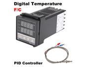 Thermocouple REX C100 Dual Digital PID Celsius C Temperature Controller K Probe