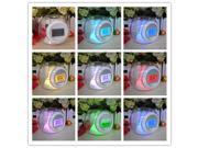 3 LED Light Digital 7 Color Changing Alarm Clock Timer With Thermometer Calendar Temperature 6 Nature Sound
