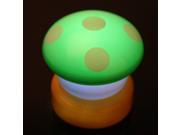 LED Colorful Mushroom Press Down Touch Room Night Light Lamp Kids Gifts Green