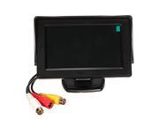 LCD 4.3 TFT Car Reverse Rearview Backup Color Monitor Screen Camera DVD VCR