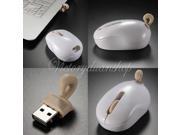 Mini Cute 2.4G Wireless Optical Mouse Mice Animal Tails 8 color For PC Laptop Fox Dog Dolphin Cat Pig Squirrel Chameleon Rabbit