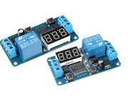 2 pcs DC 12V LED Display Digital Delay Timer Control Switch Module PLC Home Automation