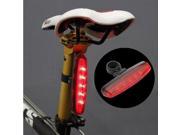 NEW 5 LED 3 Mode Cycling Bicycle Bike Caution Safety Rear Tail Lamp Light Red