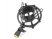 Universal Microphone Shock Mount Cradle Holder Clip Stand For Large Diameter Black