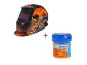 Mechanic Soldering Solder Paste Flux Tool Pro Solar Auto Darkening Welding Helmet Welder Mask