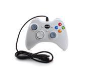Wired USB Game Controller Gamepad Game Shock Joystick Joypad for Windows PC Computer White