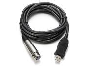3M USB Male to 3Pin XLR Female Microphone USB MIC Link Cable Cord