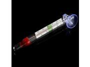 Aquarium Fish Tank Thermometer Submersible Suction Glass Temperature Hydrometer