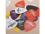 40 pcs 0.71mm Smooth Alice Coloured Nylon Medium Barss Guitar Picks Accessories