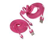 3M 10ft Flat Micro USB Data Sync Cable Charger For Galaxy S4 i9500 S3 S2 Samsung