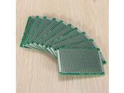 10Pcs Double Side Prototype FR 4 PCB Universal Printed Circuit Board 50x70mm