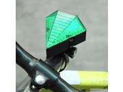 Bike Bicycle Cycling Diamond Shape 8 LED Beam Laser Light Tail Rear Light Safety Lamp Rechargeable
