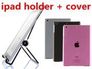 3 Colors TPU Gel Bling Crystal Hard Back Case Cover Skin Protector For iPad Mini Universal Adjustable Stand Holder Foldable for iPad 4 3 iPad Mini Samsung Tab