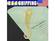 10pcs Reading Metal Clip Plated Book Mark Paper Bookmark Charms Gift Kid XDHK
