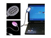 USB 13 LED Flexible Light Desk Lamp For Compucter Laptop PC Apple Macbook