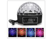 DMX512 Disco DJ Stage Light Lighting Digital LED RGB Crystal Magic Ball Effect Voice Remote Control Lamp