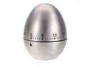 Stainless Steel Egg 60 Minute Countdown Kitchen Cook Cooking Timer Mechanical Alarm
