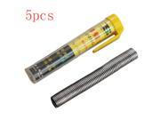 5pcs 1.0mm Soldering Wire 60 40 Tin Resin Flux Rosin Core Solder Dispenser Tube
