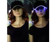 Outdoor Sport Travel Casual Hat Cap LED Light Lamp Flashlight Glow Club Party Shine Flash Night Safety Jogging