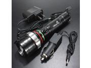 UltraFire CREE 2000LM XM L T6 LED Flashlight Torch ZOOMABLE Light Lamp AC DC Charger