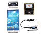 3.5mm 30 Pin Car Wireless Handsfree FM Transmitter TF MP3 MP4 for iPhone 4S 5S 5C iPod 3G 3GS 4 sumsung