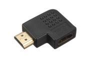 HDMI Male to Female M F Converter 90 Degree Left Angle Adapter Extender Plug