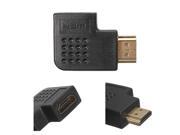 Extender Plug HDMI Male to Female M F Converter 90 Degree Left Angle Adapter