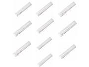 10PCS 380V 10A 12 Position Wire Connector Barrier Terminal barrier Strip Block