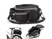 Cycling Bike Bicycle Pannier Trunk Shoulder Handbag Rack Rear Saddle Seat Storage Bag Touring Traveling