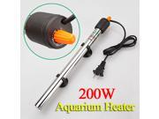 200w Submersible Automatic Aquarium Heater Fish Tank Pond Water Heater up to 135L Temp Temprature Control
