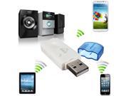 USB Wireless Handsfree Bluetooth Audio Music Receiver Adapter for iPhone 5S 5C 5