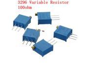 5pcs 3296 W High Precision Variable Resistor Potentiometer Trimmer 0.5W 100ohm
