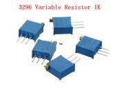 5pcs 3296 W High Precision Variable Resistor Potentiometer Trimmer 0.5W 1K
