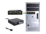 Details about 3.5 All In 1 Internal Card Reader USB 2.0 9 Pin Flash Memory Black SD MS CF TF