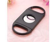 Plastic Stainless Steel Pocket Double Blades Cigar Cutter Knife Scissors Tobacco