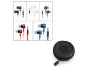 Universal 3.5mm Jack In Ear In Ear Earphone Headphone Headset Earbud Storage Bag Pouch for iPod iPhone 3 4 5 Mp3 Mp4 HTC Tablet PC