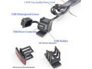 Motorcycle USB Adapter Charger Cable Cord for iPhone Ipad Power Supply 12V