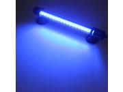 18 LED Aquarium Fish Tank Waterproof LED Bar Submersible Light Lamp White Blue