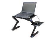 Five Star Inc Folding Adjustable Vented Laptop PC iPad Book Desk Table Stand Portable Bed Tray New