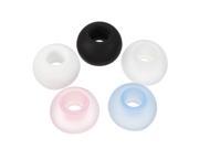 6Pcs M Bullet Replacement Headphone Earphone Earbud In Ear Cover Silicone Sleeve