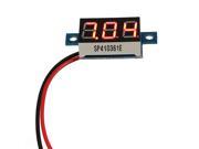 HOT! 0.36 Two wire Digital DC 3 30V Car Voltmeter Gauge Voltage Volt LED Panel Meter