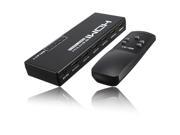 5 Port 3D 1080P Full HD Video HDMI Switch Splitter Box with IR Remote