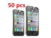 50 pcs crystal clear ultra thin durable screen protector for Apple iPhone 5 5C 5S
