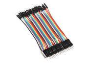 40pcs 1 pin 10cm 2.54mm Male to Male Breadboard Jumper Wire Cable for Arduino