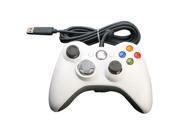 Wired USB Game Pad Gamepad Joypad Controller For Xbox360 Xbox 360 Slim PC Win7 White