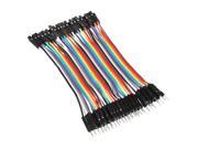 40pcs 1 pin 10cm 2.54mm Male to Female Breadboard Color Jumper Wire Cable for Arduino DIY
