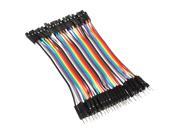 40pcs 1pin 10cm 2.54mm Female to Female Breadboard Jumper Wire Cable for Arduino