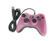 USB Dual Shock Controller Gamepad Joystick Jaypad for Microsoft Xbox 360 PC Pink