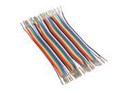 40Pcs 10cm Reed Female to Female Breadboard Jumper Cable Wires Line Connector 2.54mm